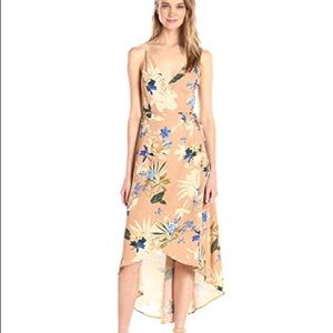 NWT astr high low Carla wrap dress size small